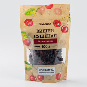 Вишня сушеная без косточки Вкусвилл 100 г 