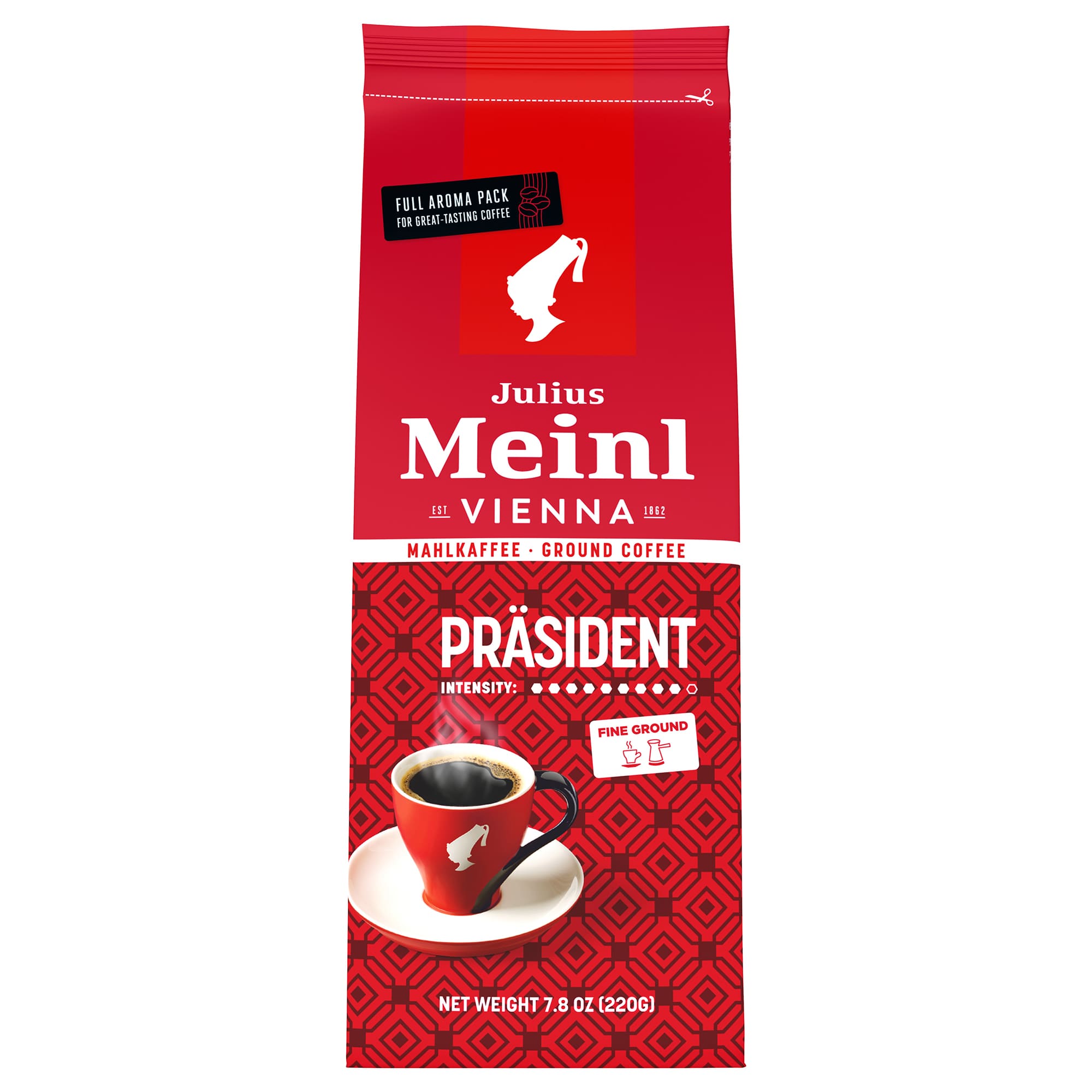 

Кофе молотый Julius Meinl Prasident натуральный жареный 220 г