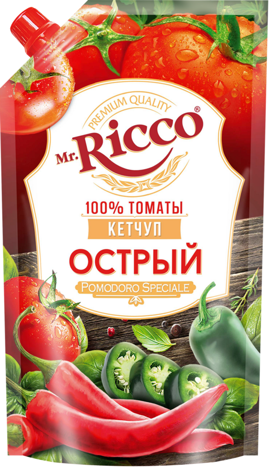 

Кетчуп Mr. Ricco Острый 300 г