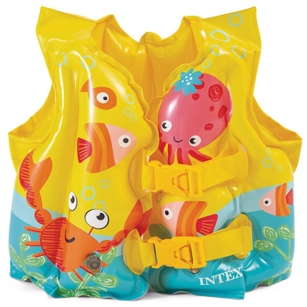 Надувной жилет Intex Тропические друзья от 3 до 5 лет 41 х 30 см