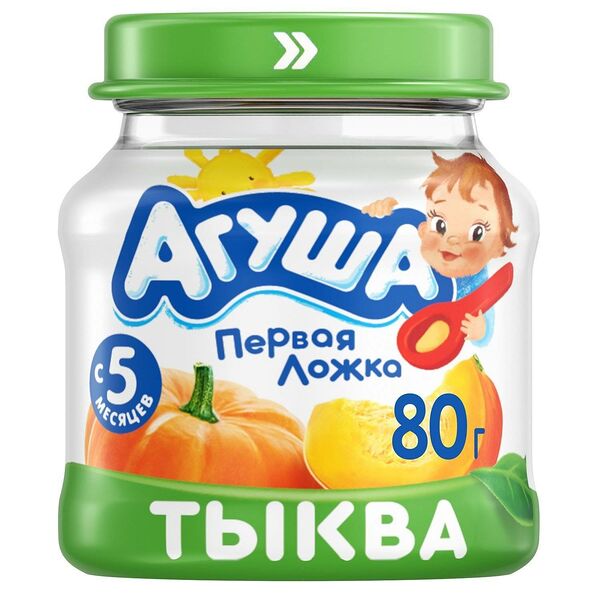 Пюре овощное Агуша Тыква с 5 месяцев