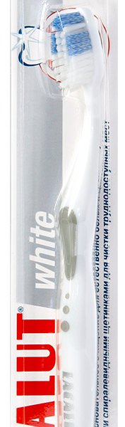 Зубная щетка Lacalut White с отбеливающими щетинками