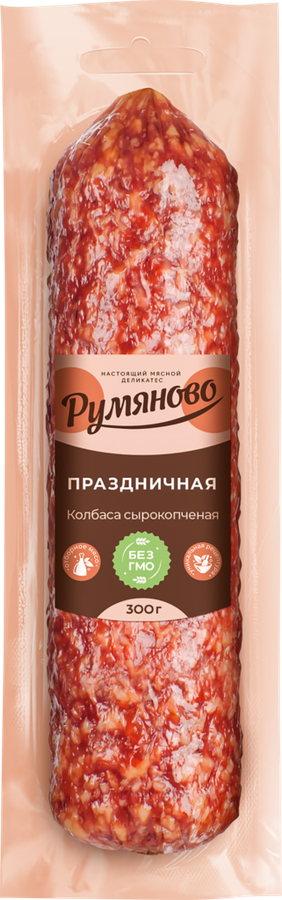 

Колбаса сырокопченая Румяново Праздничная