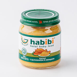 Пюре Кус-кус с цыпленком и овощами