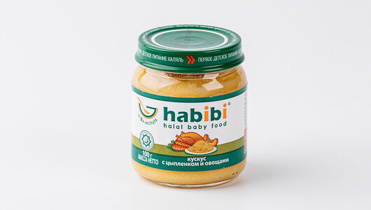 Пюре Кус-кус с цыпленком и овощами