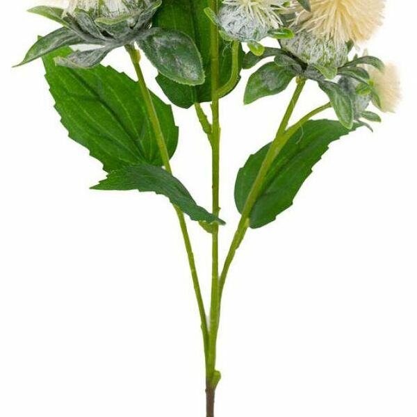 Цветок искусственный Decoland Чертополох белый, 57 см