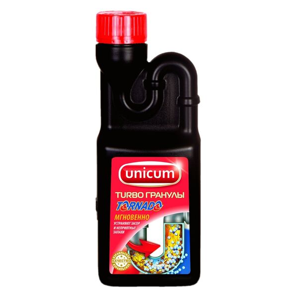 Средство UNICUM Tornado для удаления засоров