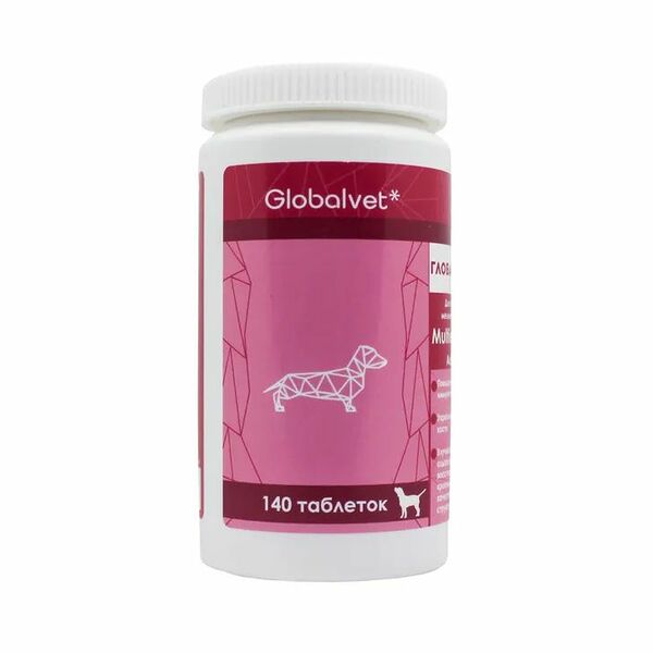 Комплекс для собак мелких пород GLOBAL-VET Multieffect 140таб