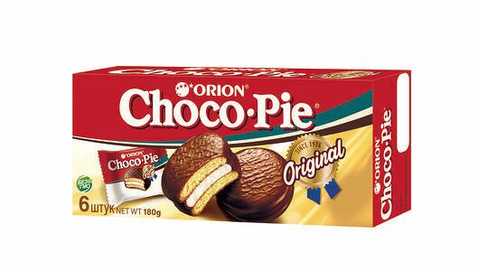 Бисквиты Orion Choco Pie в шоколаде, 180 г