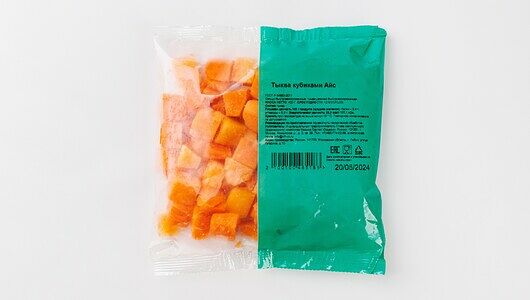 Тыква кубиками замороженная