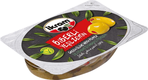 

Оливки с перцем Ikram зеленые, 100 г