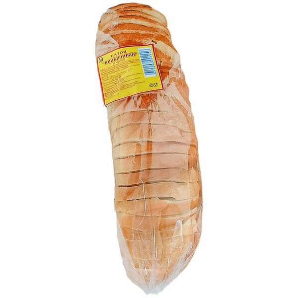 Батон Ахтырский ХЗ Юбилейный в нарезке 350г