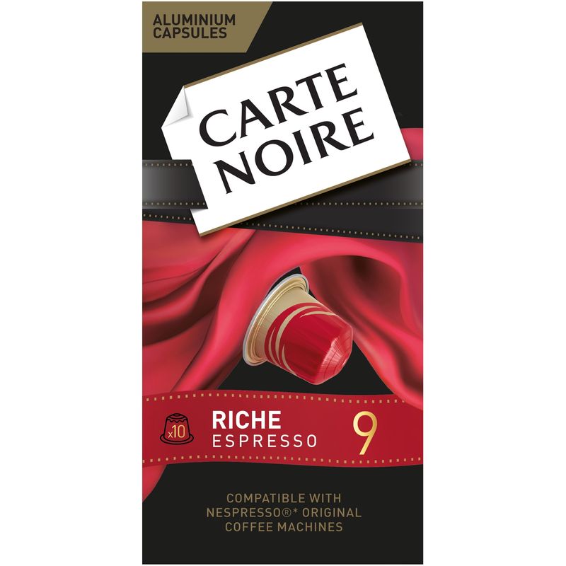 

Кофе Carte Noire Riche Espresso Nespresso в капсулах 10 шт 52 г