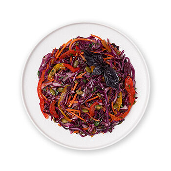 Салат из краснокочанной капусты с тыквенными семечками от бренд-шефа АВ, Россия