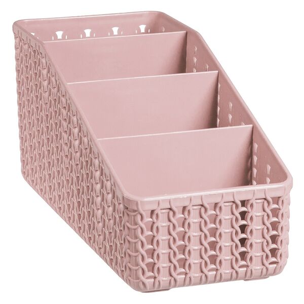 Органайзер для мелочей IDEA Вязание 4 секции чайная роза