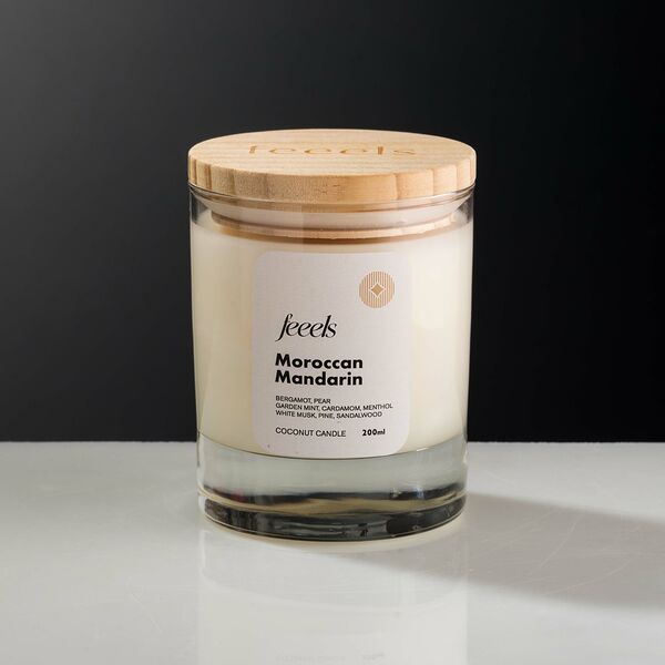 Свеча ароматическая Feeels Марокканский мандарин 200 мл