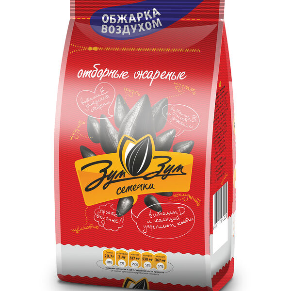 Семена подсолнечника Зум-Зум отборные жареные