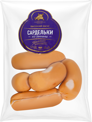 

Сардельки Высокий вкус со свининой категория Б весовые