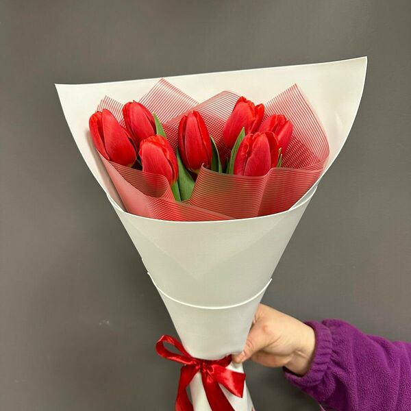 ✅Букет из 7 тюльпанов