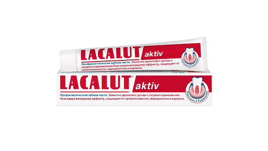 Зубная паста Lacalut aktiv профилактическая 75 мл