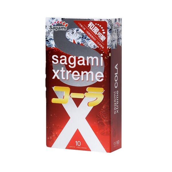 Sagami Xtreme презервативы ультратонкие со вкусом колы 10 шт