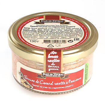 Паштет из утки Jean de Veyrac по старинному рецепту