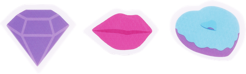 

Набор ластиков ЛЕНТА KIDS Bright girl 3 шт