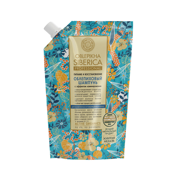 Шампунь для волос Natura Siberica Oblepikha Siberica Питание и Восстановление 500 мл