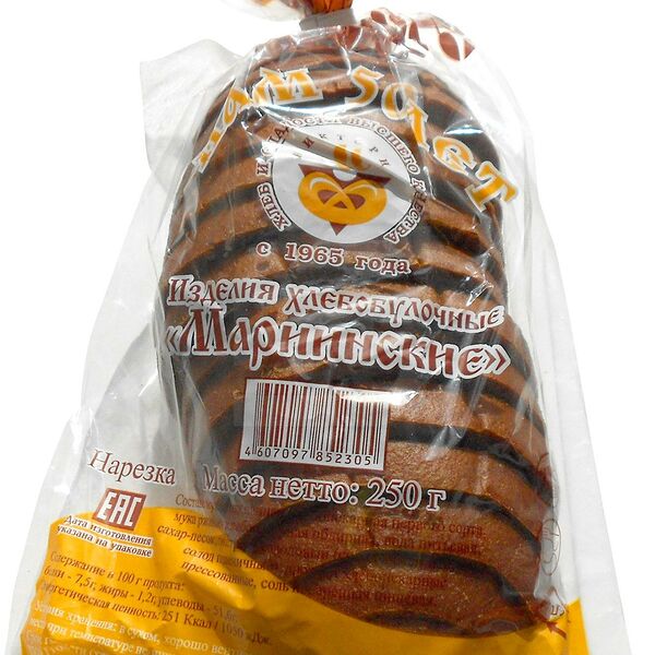 Хлеб Виктория Мариинский нарезка