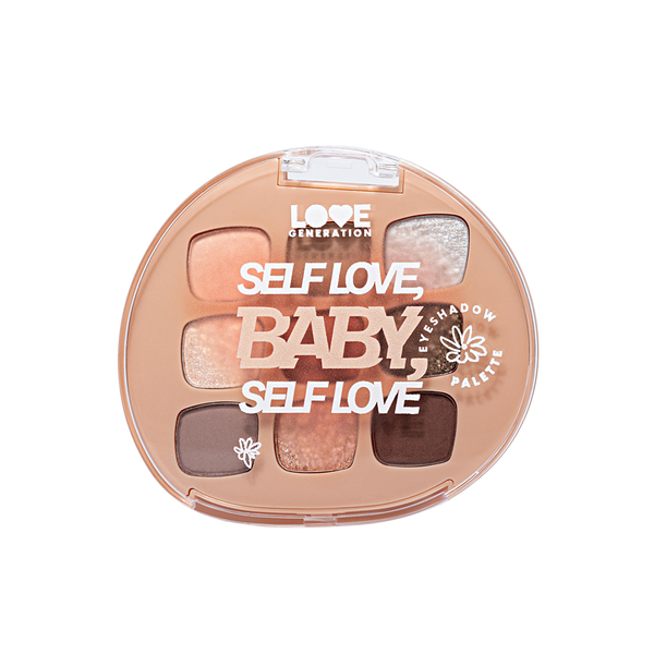 Палетка теней для век 9 оттенков Love Generation Self Love Baby Self Love т.01 7.2 г