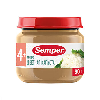Пюре Semper Цветная капуста с 4 месяцев