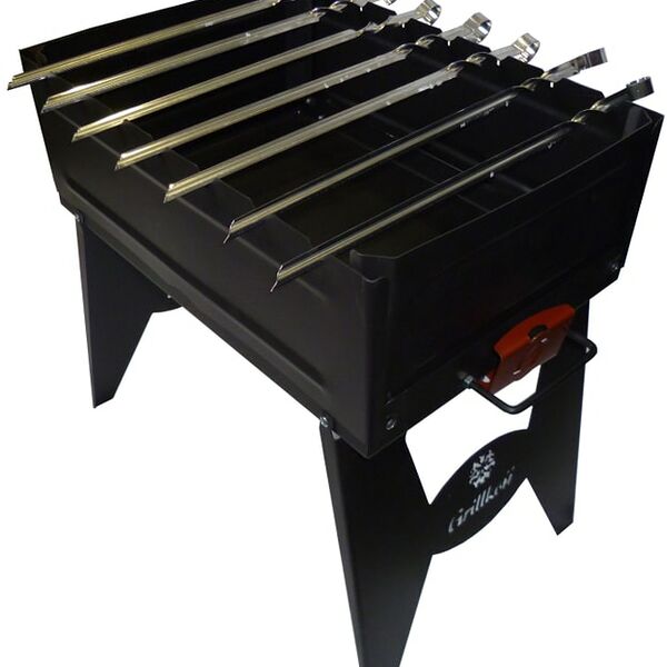 Мангал-дипломат Grillkoff Магнус и шампуры 7шт