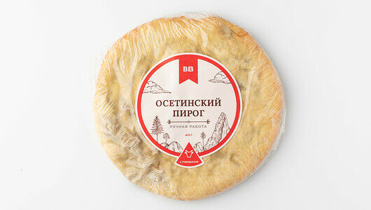 Пирог осетинский с говядиной, заморозка Продукт замороженный 