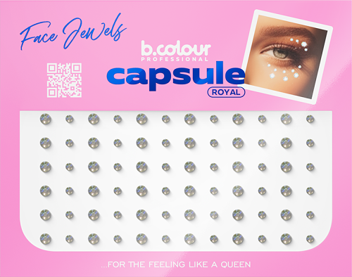 Стразы для лица и тела 7Days B.Colour Pro Cfj голографические Royal