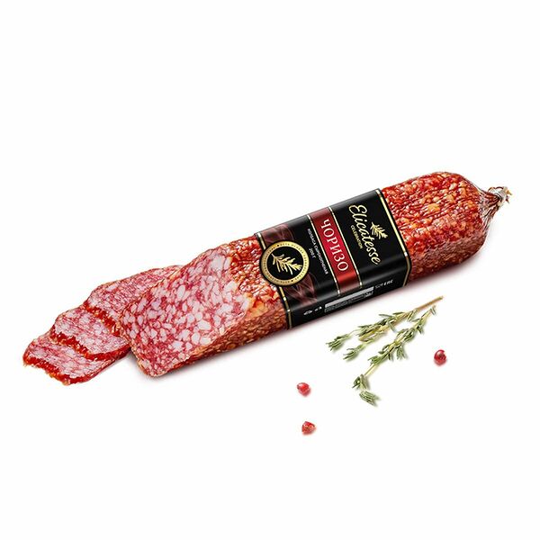 Колбаса сырокопченая Elicatesse Чоризо вес 