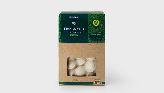 Пельмени с индейкой халяль, 500 г(Продукт замороженный)