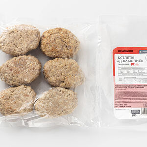 Котлеты Домашние жареные, заморозка Продукт замороженный