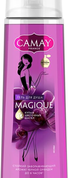 Гель для душа Camay Магическое заклинание парфюмированный с ароматом черной орхидеи 250мл