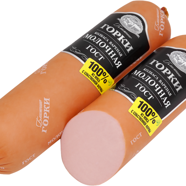 Колбаса БЛИЖНИЕ ГОРКИ Молочная кат.Б в/у вар. вес до 500г