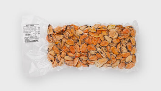 Мидии мясо варено-мороженое