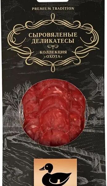 Колбаса сыровяленая Охота из утки