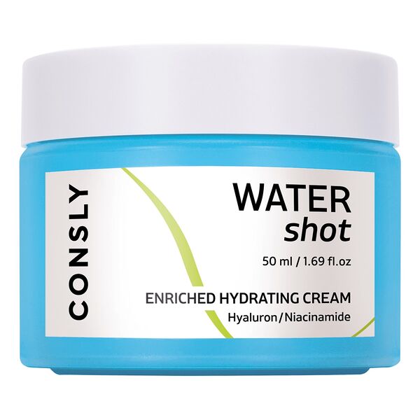 Крем для лица Consly Water Shot Enriched Hydrating с гиалуроном и ниацинамидом