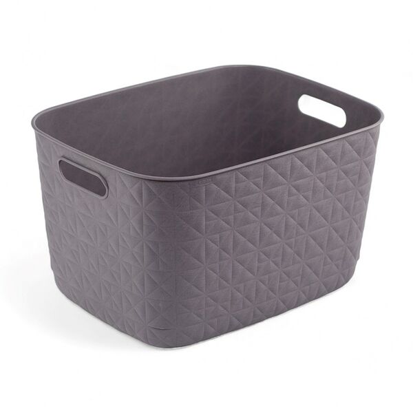 Корзина для хранения Curver Softex L темно-серая 19 л, 37.7 x 8.8 x 22 см