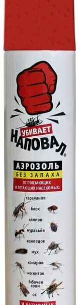 Средство для борьбы с насекомыми Наповал Дихлофос Инсектицидное средство 200мл