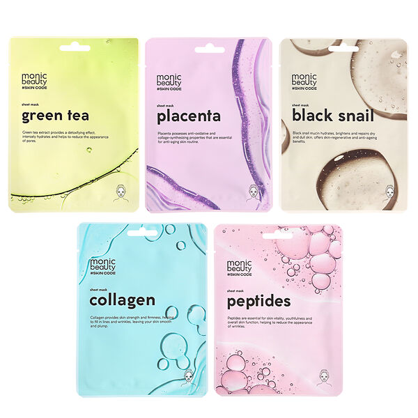 Маска для лица тканевая l.sanic омолаживающая/антивозрастная/омолаживающая, 25 мл