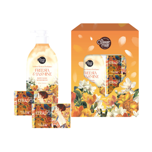 Набор подарочный Shower Mate гель для душа Фрезия и мыло Kerasys