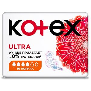 Kotex Ultra Normal Прокладки 10 шт