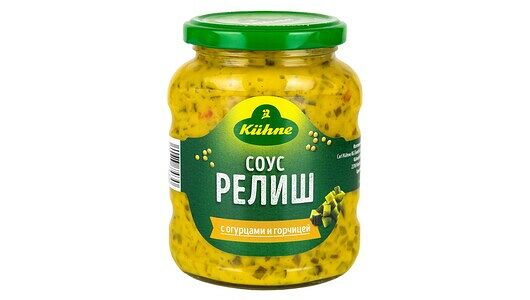 Соус Гекин Релиш Kühne с огурцами