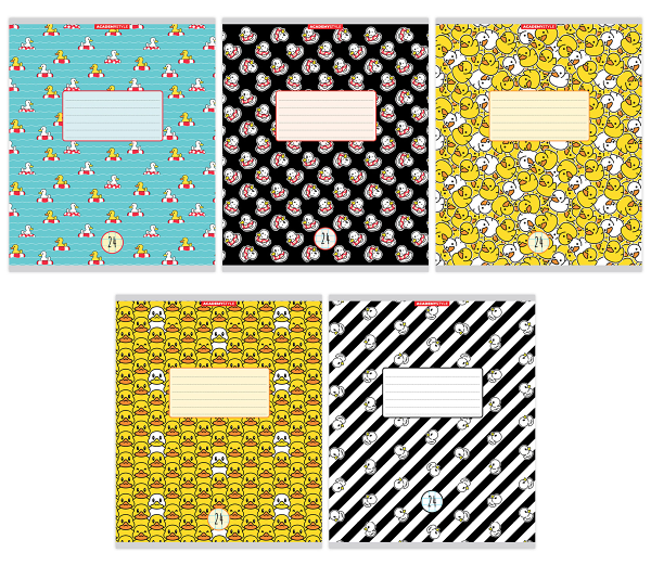 Тетрадь Academy Style в клетку А5, 24 л в ассортименте 1шт