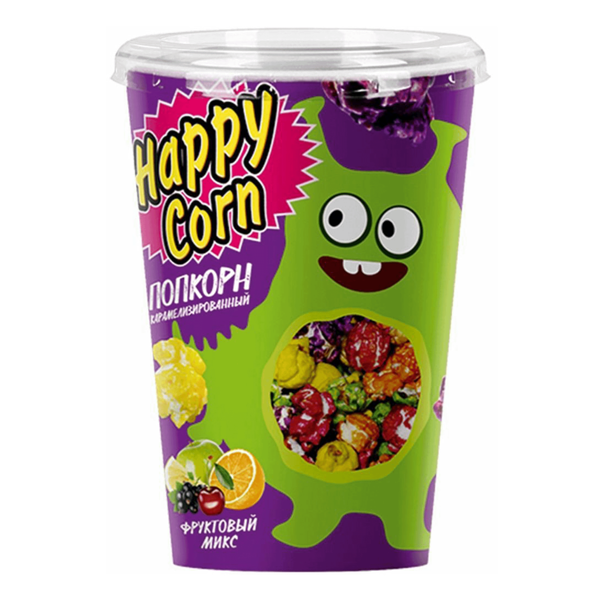 Попкорн Happy Corn Фруктовый микс